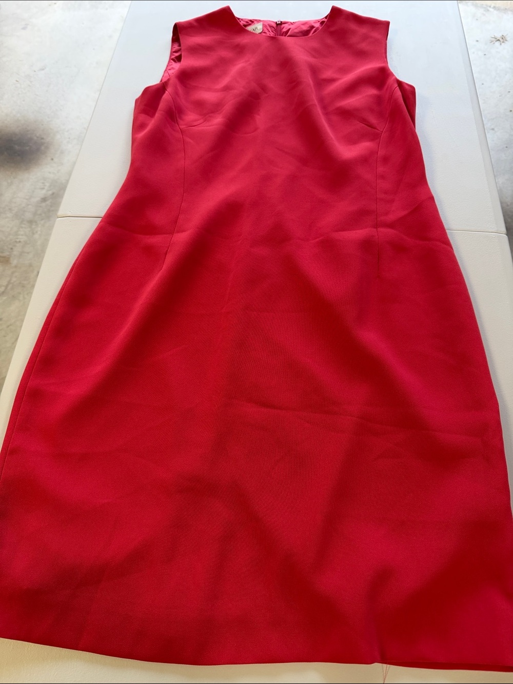 Woman’s Jones Wear Sleeveless Coral Midi Sheath Dress, Size 12